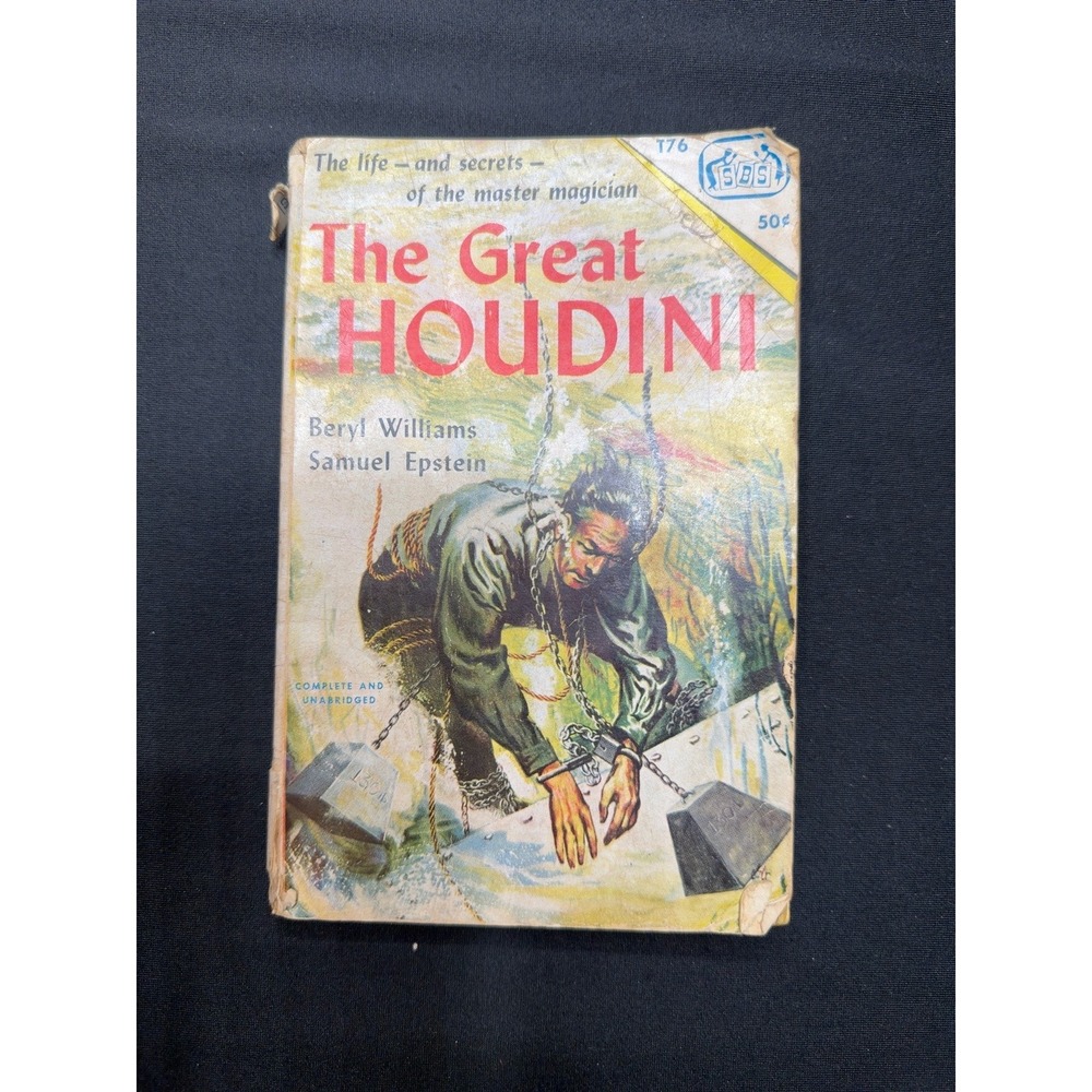 Vintage The Great Houdini Magician Extraordinary SBS 176 Paperback
